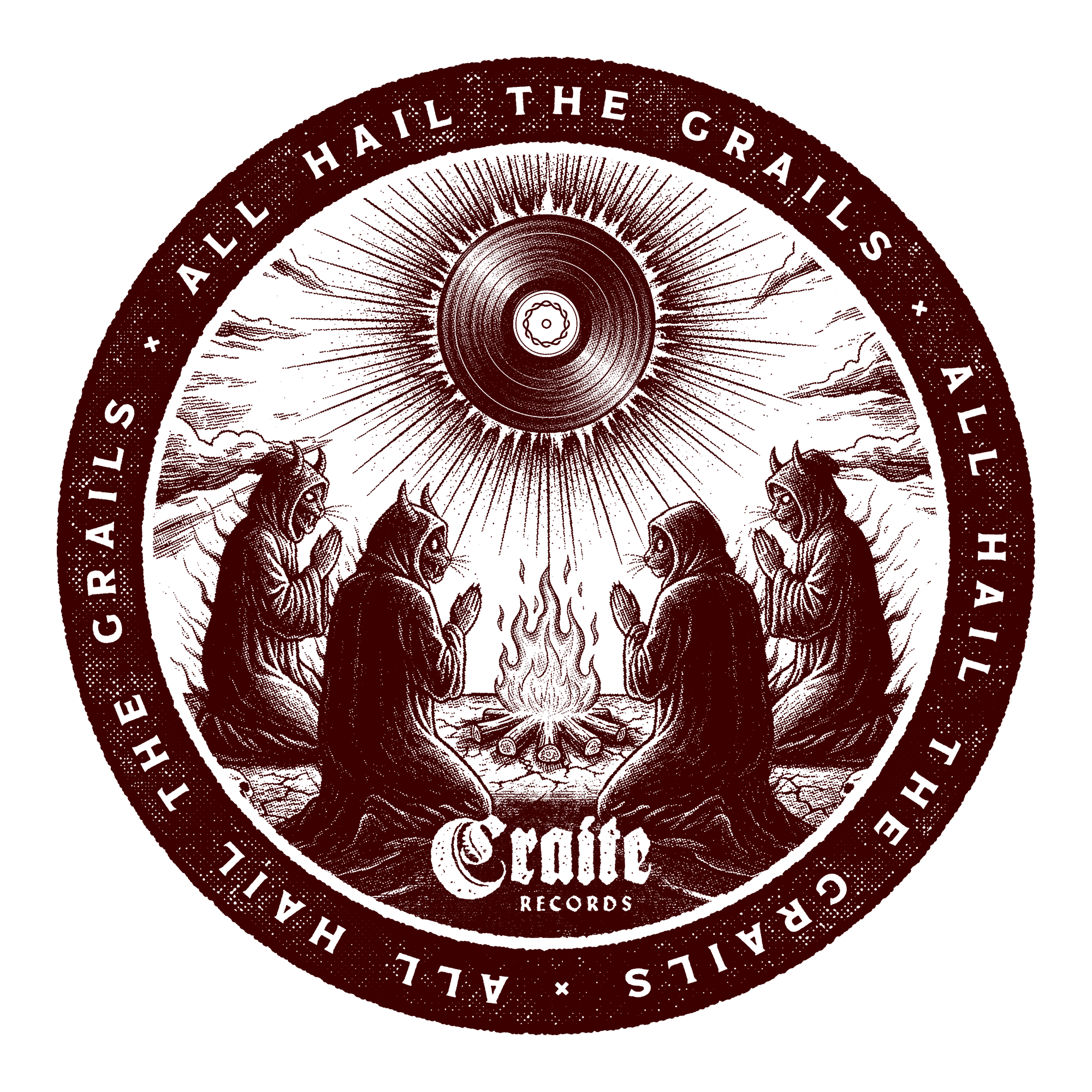 Craite Records shirt illustration